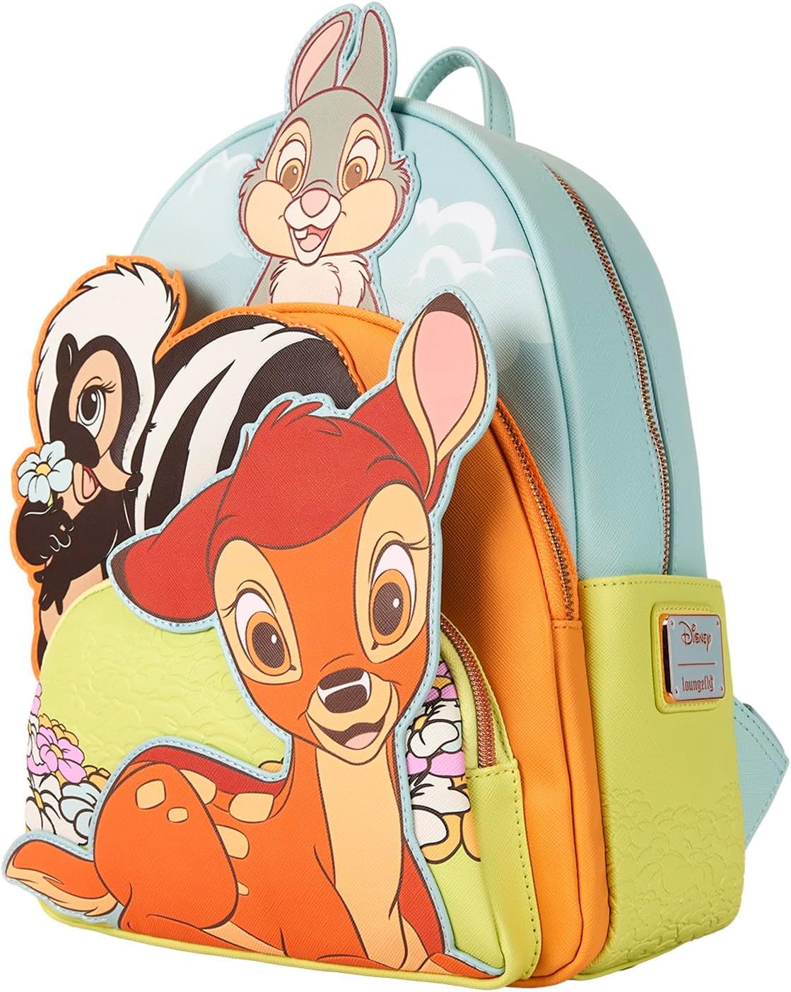 Loungefly Disney Bambi Triple Pocket Mini Backpack