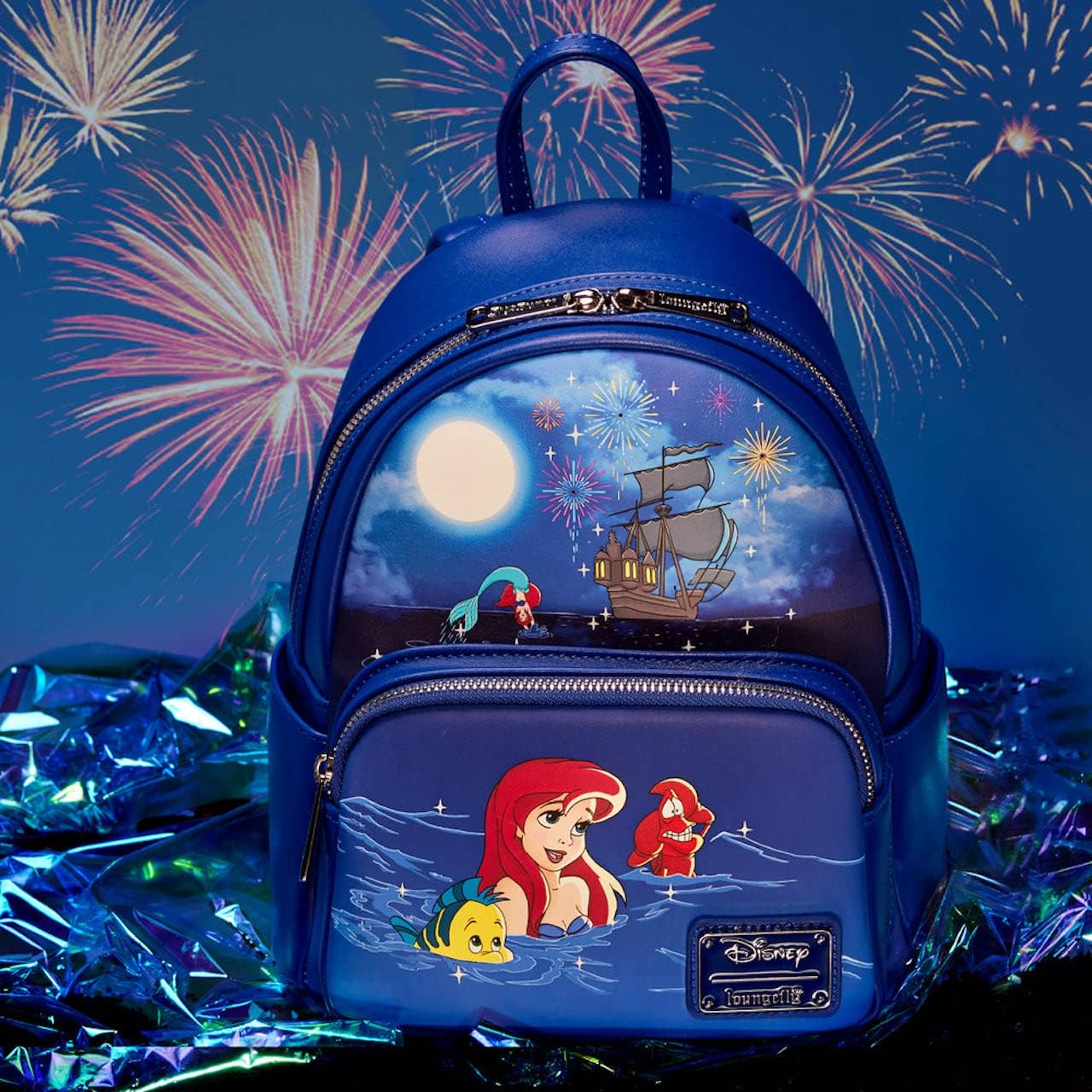 Disney The Little Mermaid Ariel Fireworks Mini Backpack