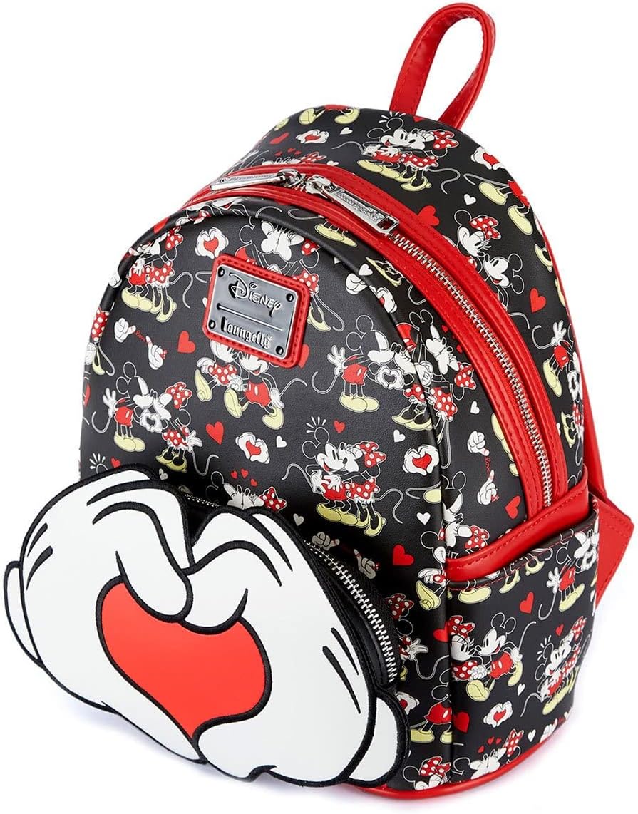 MickeyMinnie Heart Hands Mini Backpack