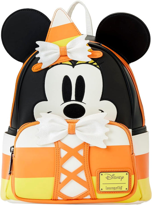 Loungefly Disney Candy Corn Minnie Cosplay Mini Backpack Glow in The Dark
