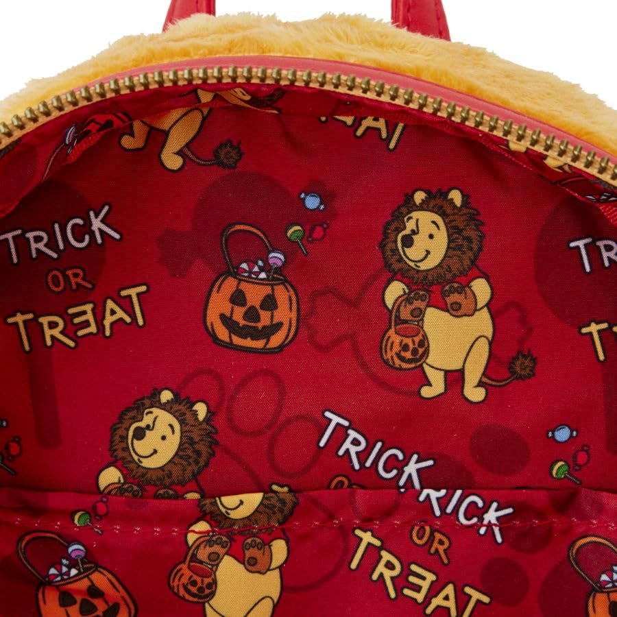 Disney Winnie the Pooh Halloween Costume Plush Cosplay Mini Backpack