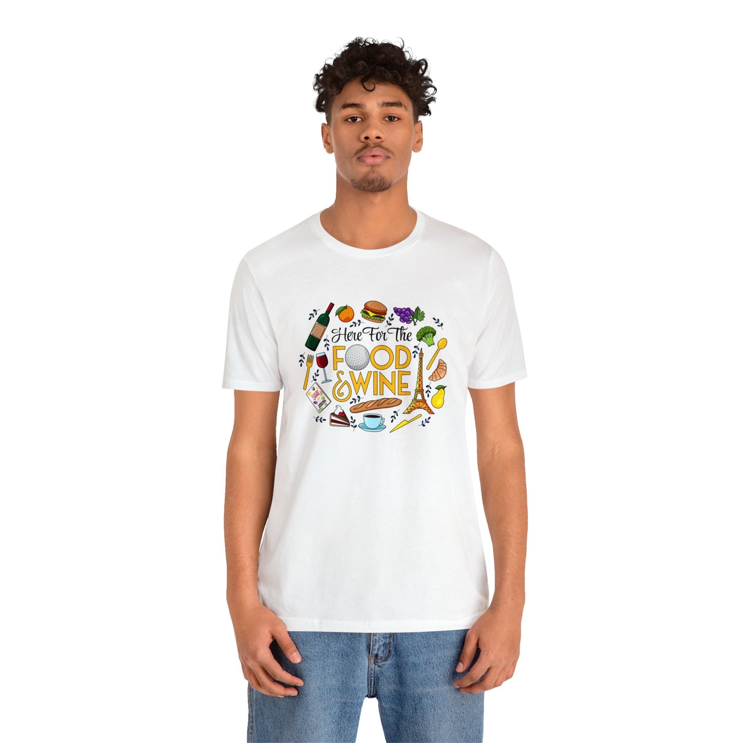 Food And Wine Unisex Gaphic Tee