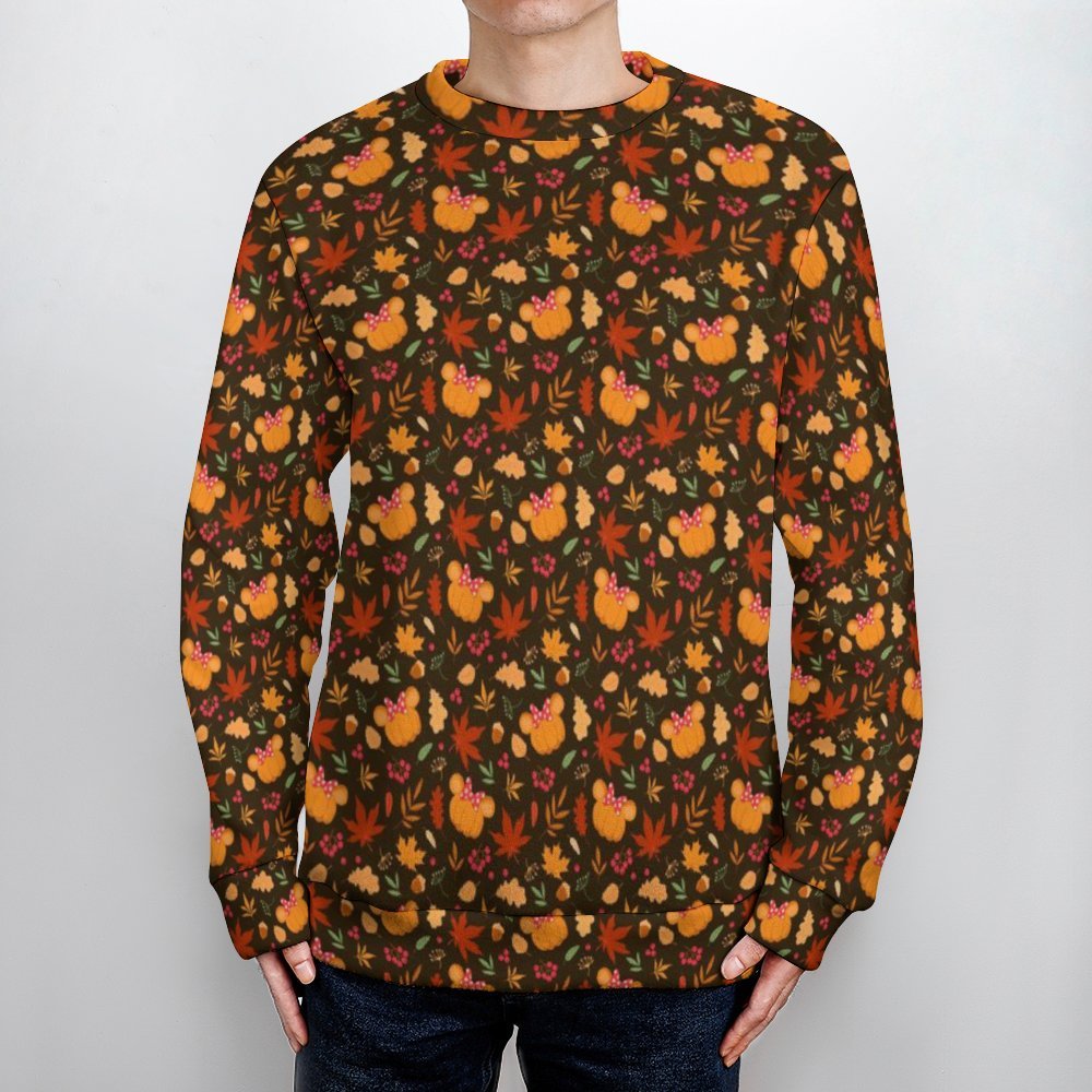 Fall Pumpkins Unisex Crewneck Sweater