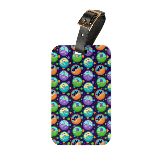 Button Collector Luggage Tag