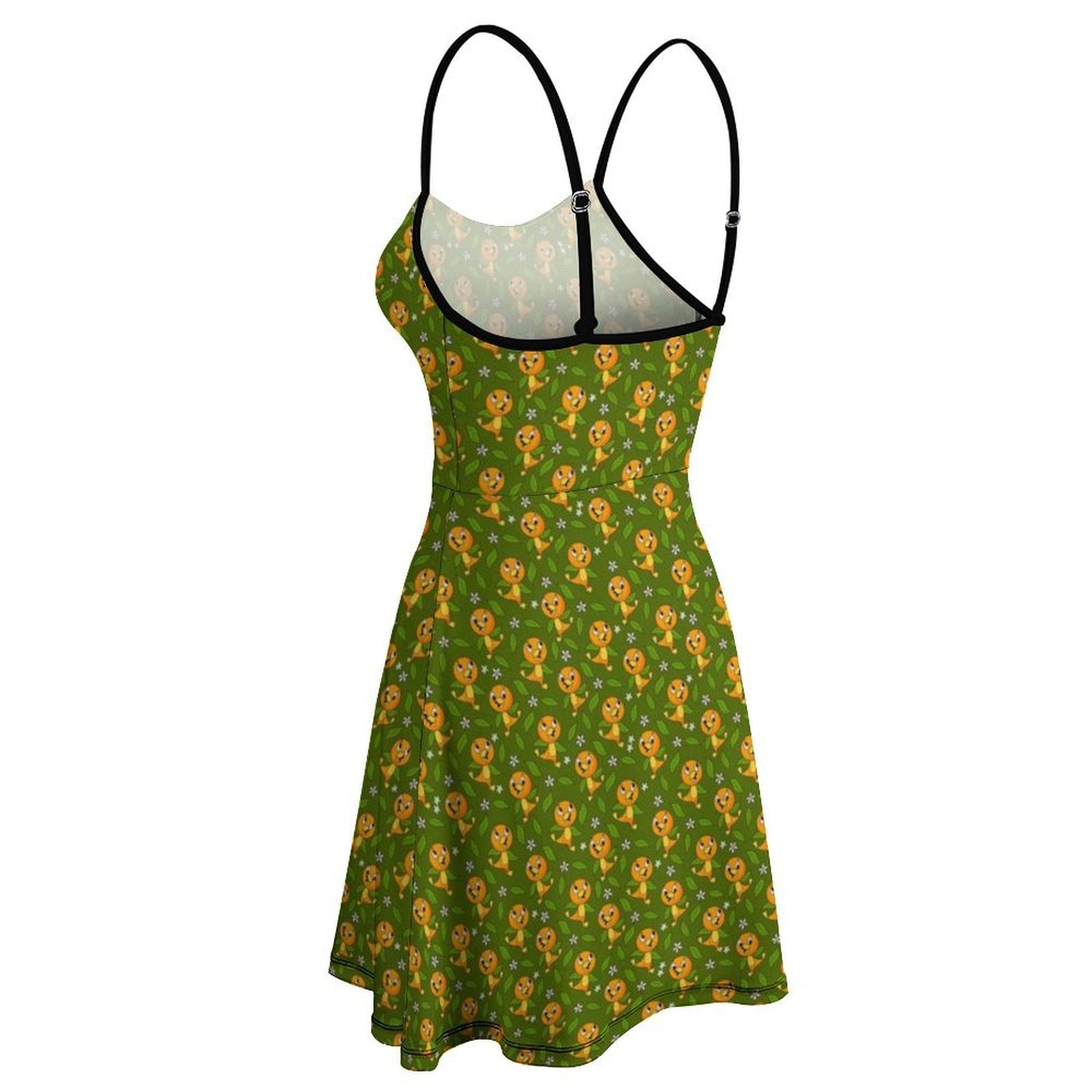 Orange Bird Women’s Sling Short Dress - Ambrie