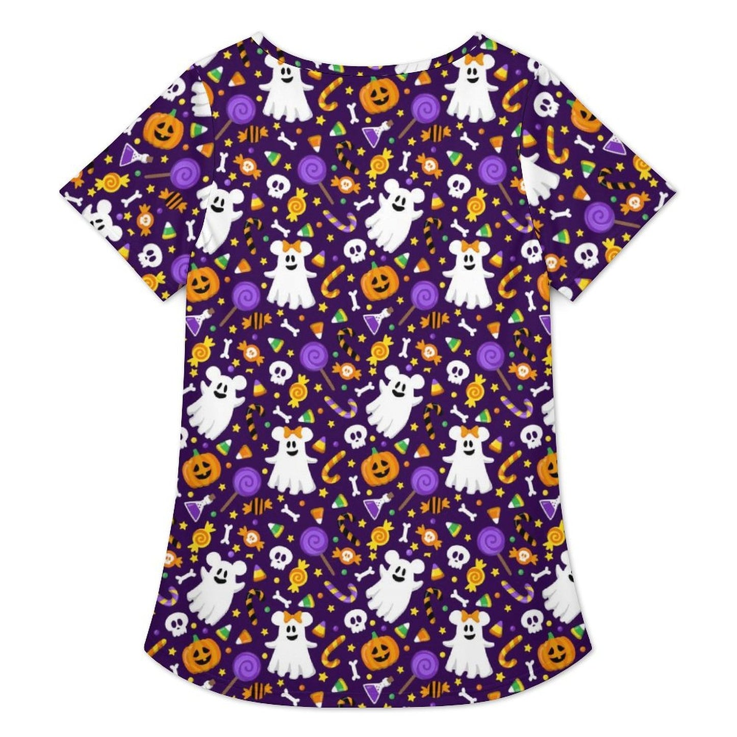 Mickey Ghosts Women's Crew Neck Tunic - Ambrie