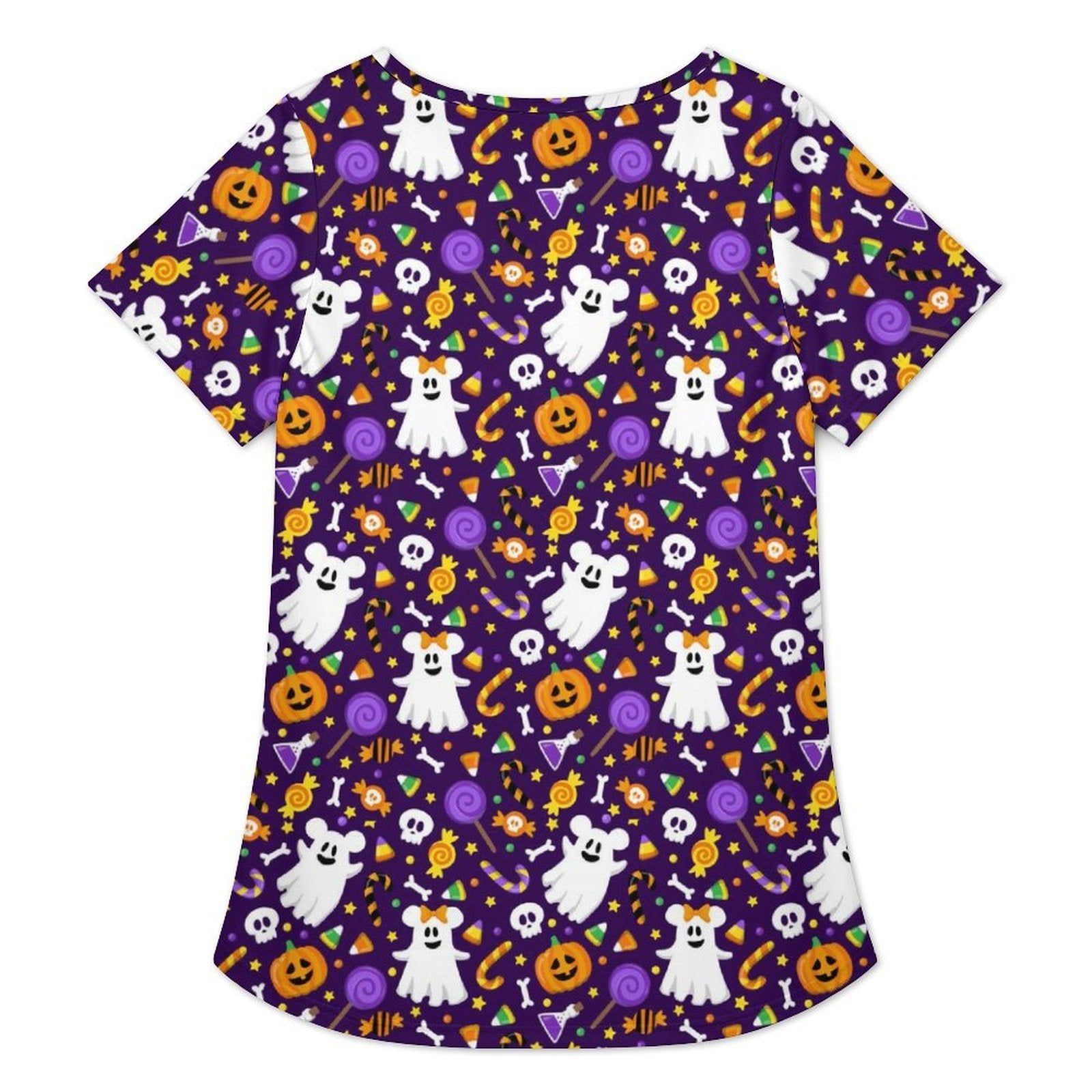 Mickey Ghosts Women's Crew Neck Tunic - Ambrie