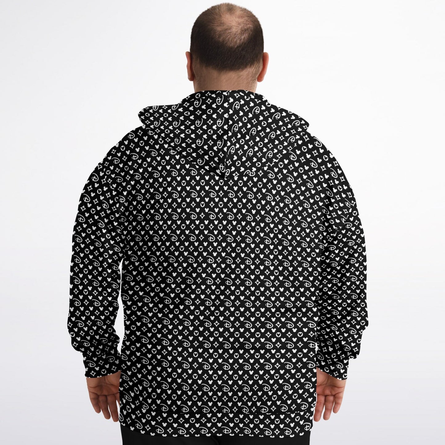 Designer Plus-size Unisex Zip Hoodie