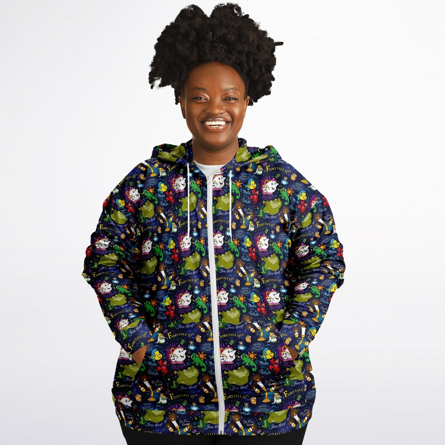 Sidekicks Plus-size Unisex Zip Hoodie