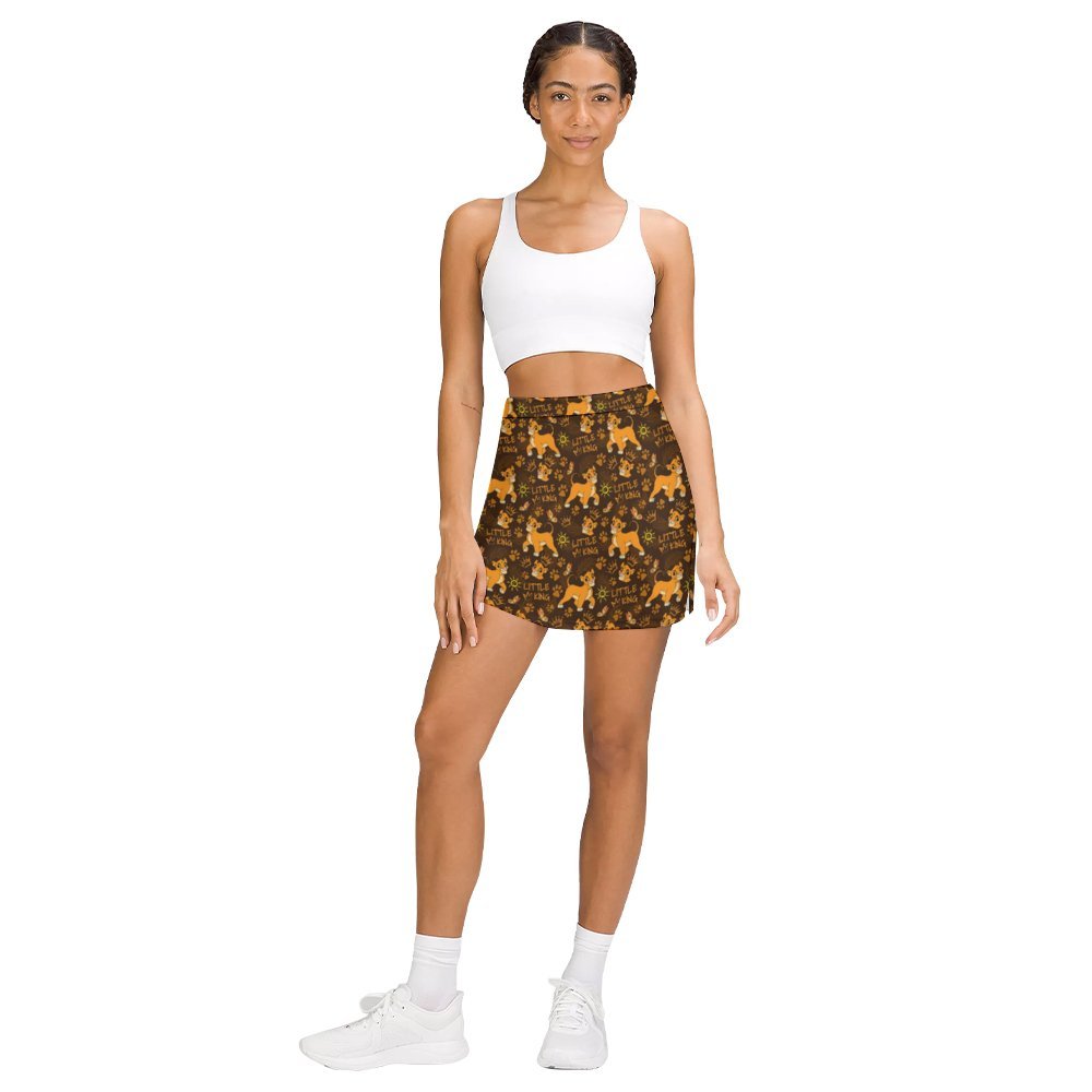 Little King Athletic A-Line Skirt With Pocket Solid Shorts