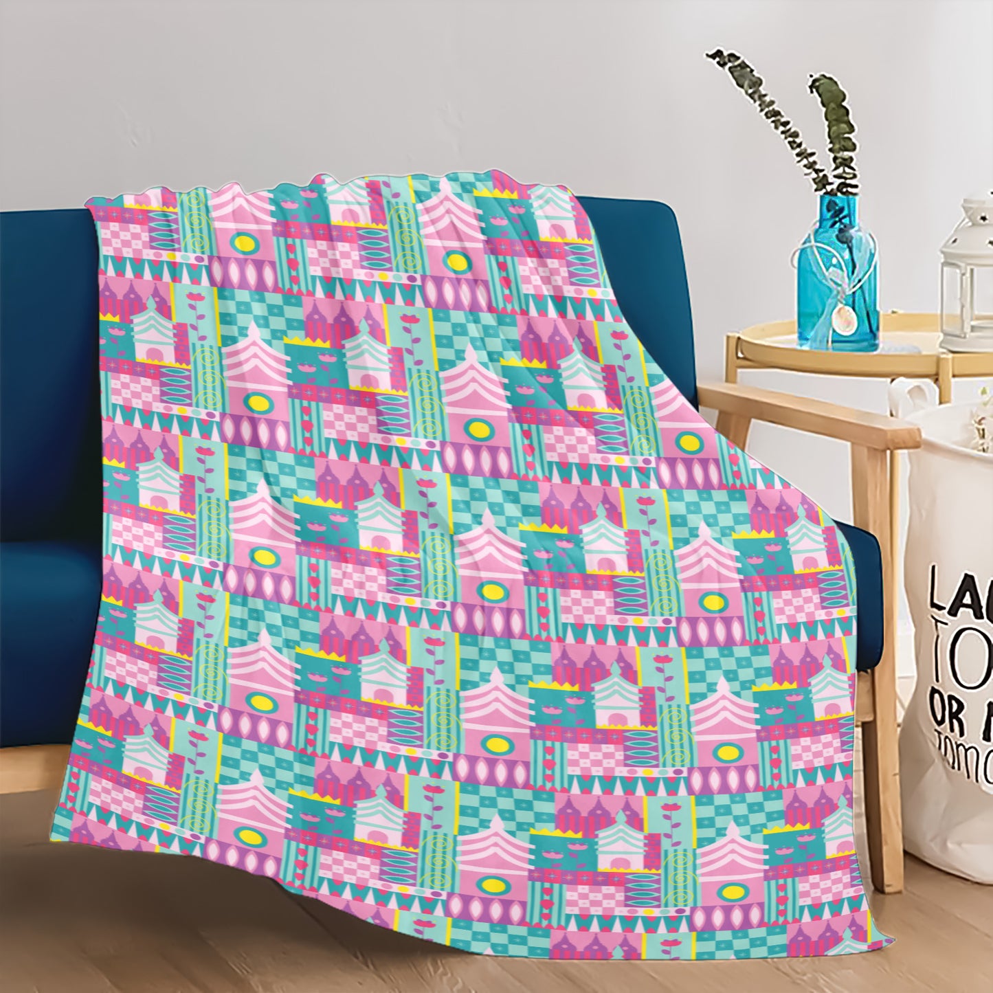 Small World Ultra-Soft Micro Fleece Blanket 32"x48"
