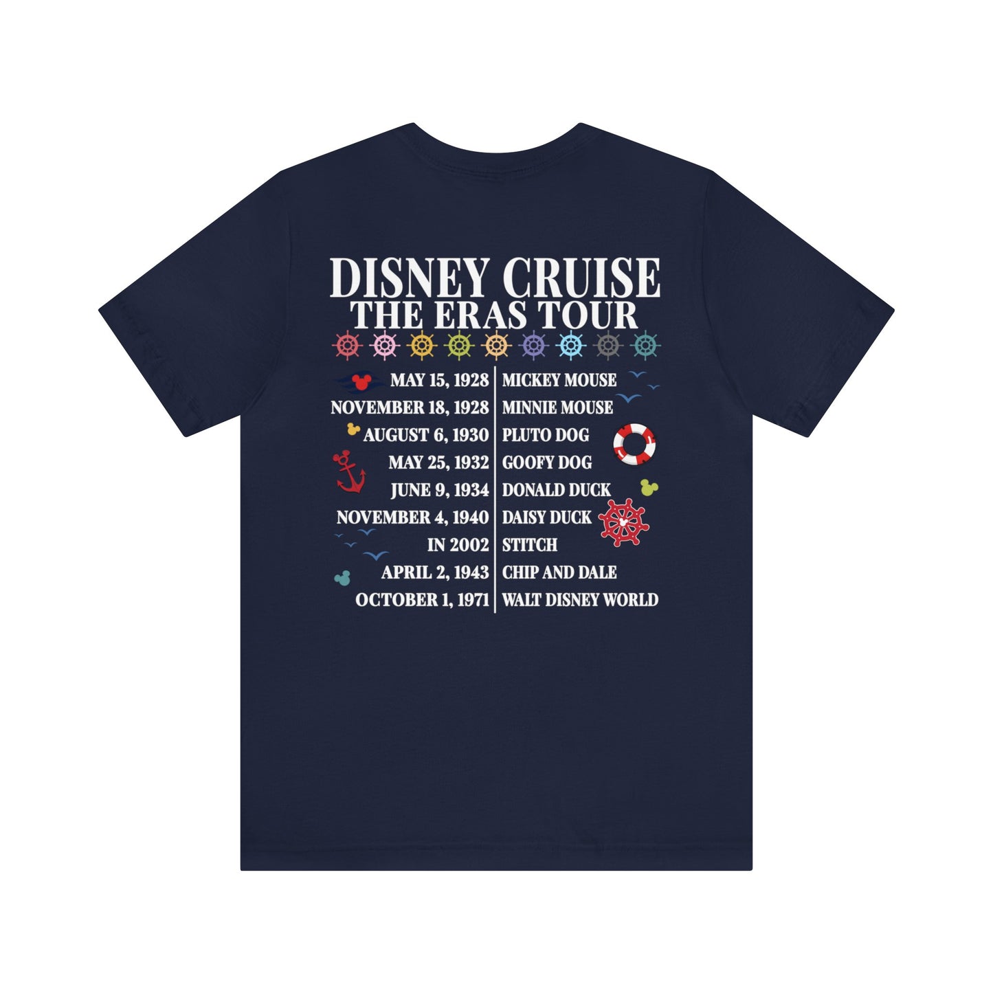 Disney Cruise The Eras Tour Unisex Graphic Tee - Multiple Colors