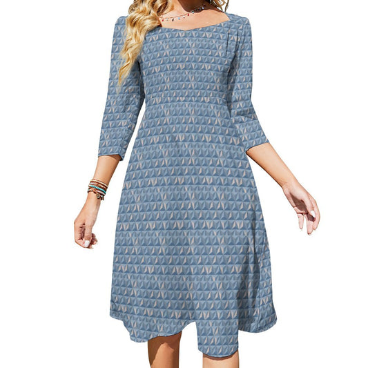World Traveler Women's Sweetheart Dress Flare Dress