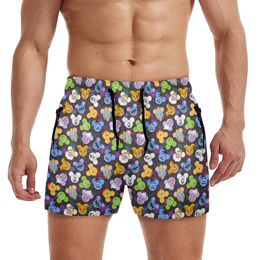 The Magical Gang Men's Quick Dry Athletic Shorts