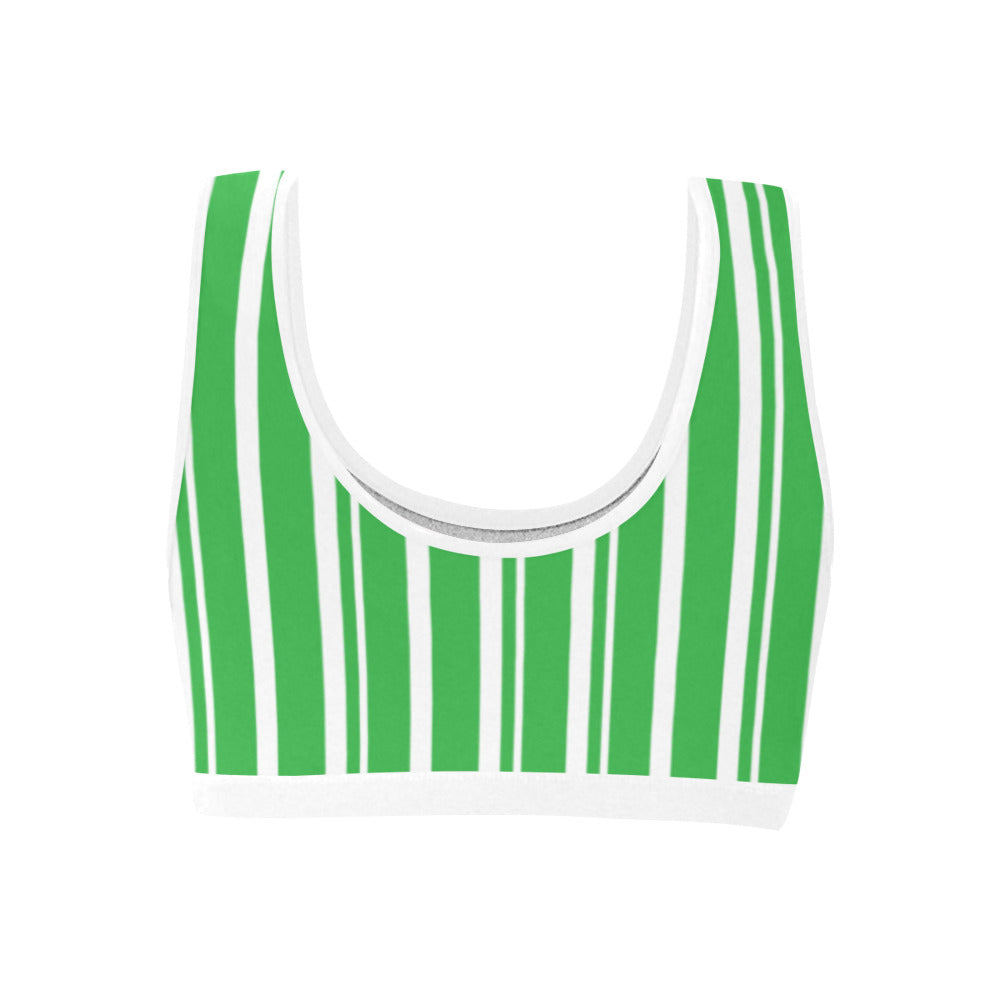 Dapper Dan Green Women's Sports Bra