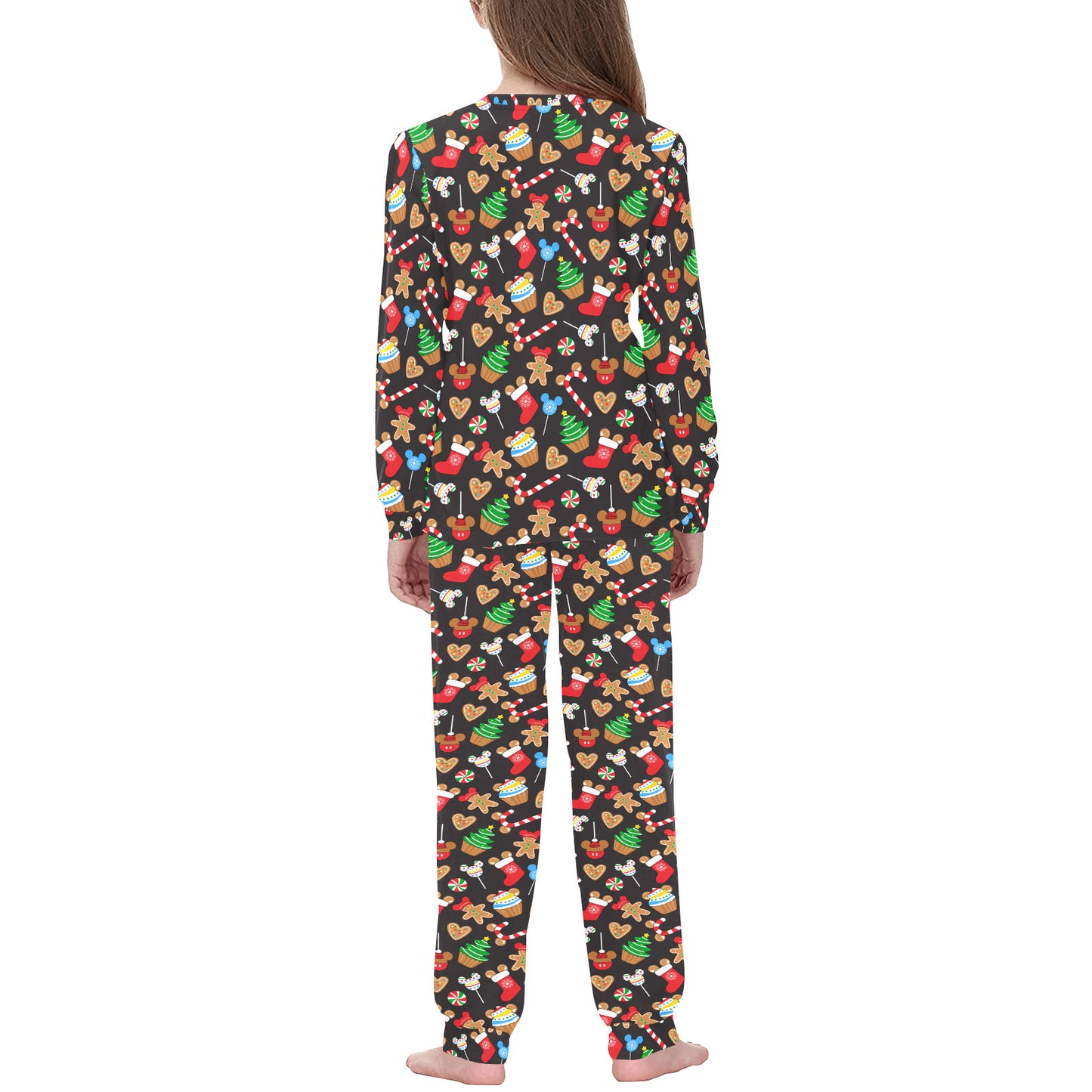Christmas Desserts Kids' Long Sleeve Pajama Set