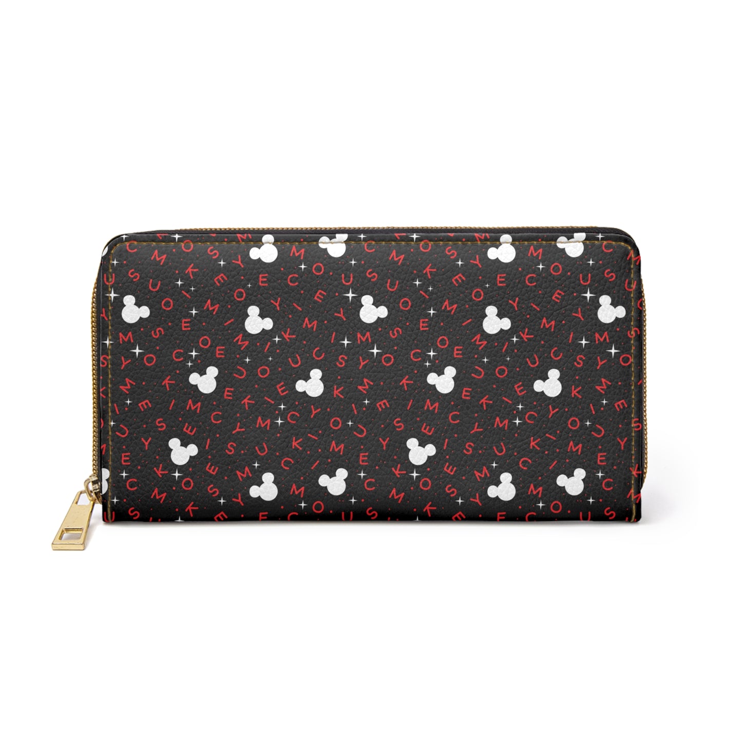 Mouse Letters Zipper Wallet