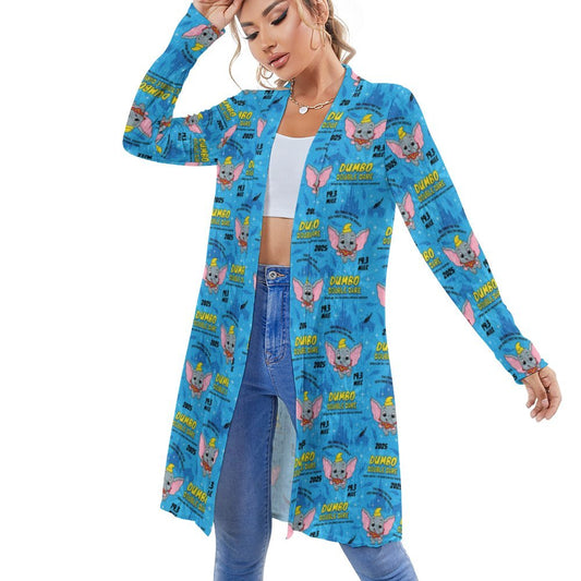 Disneyland Dumbo Double Dare Women's Mid-Length Cardigan