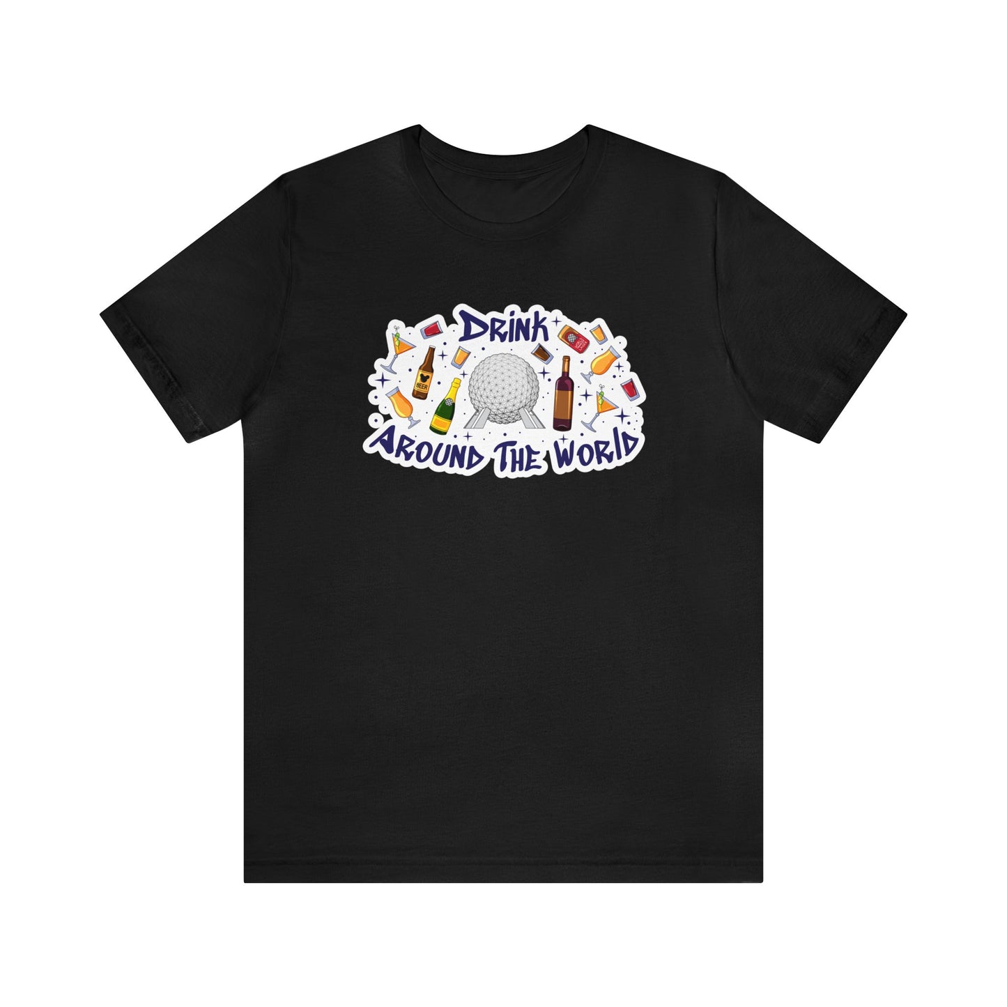 Drink Around The World Unisex Graphic Tee