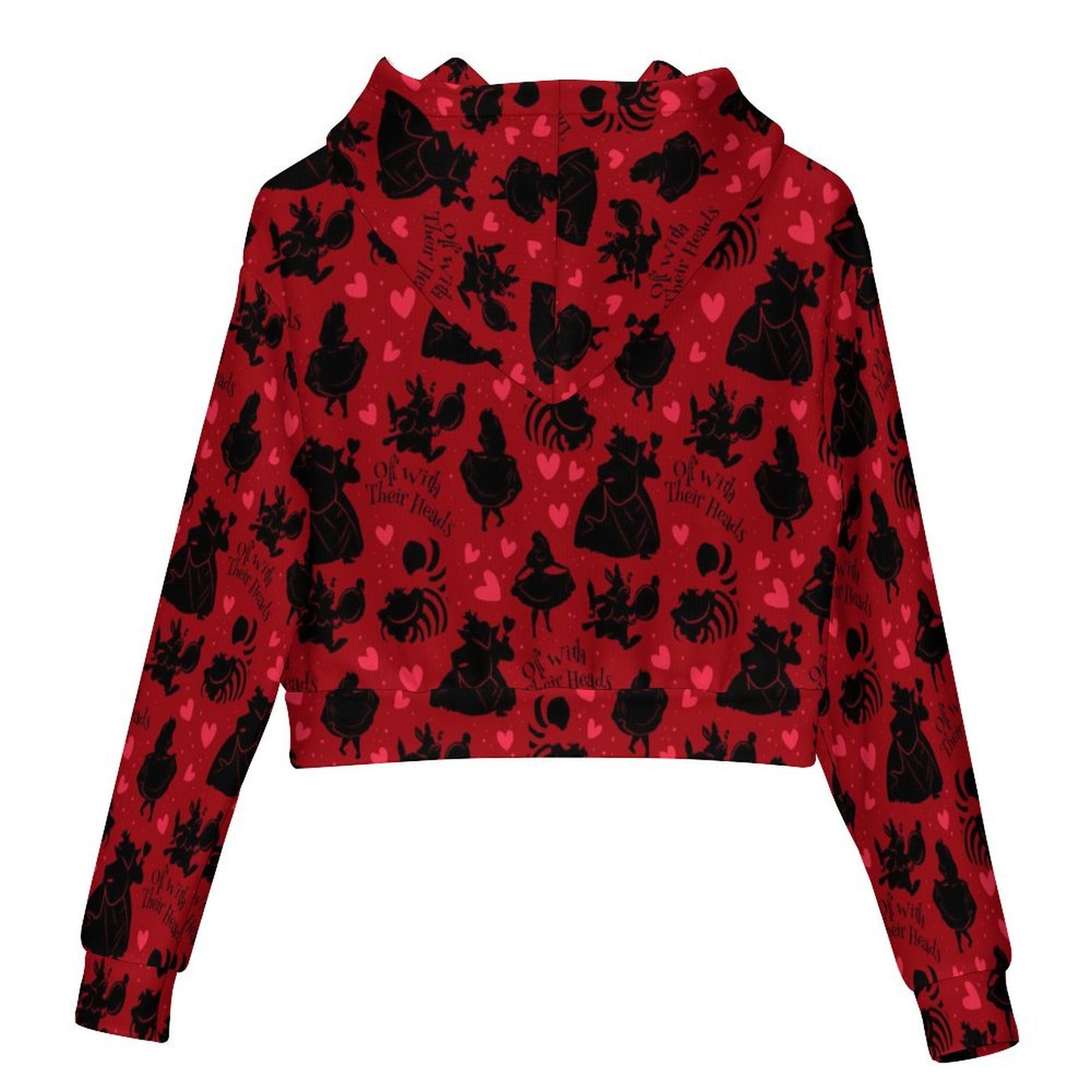 Off With Their Heads Women's Cropped Hoodie
