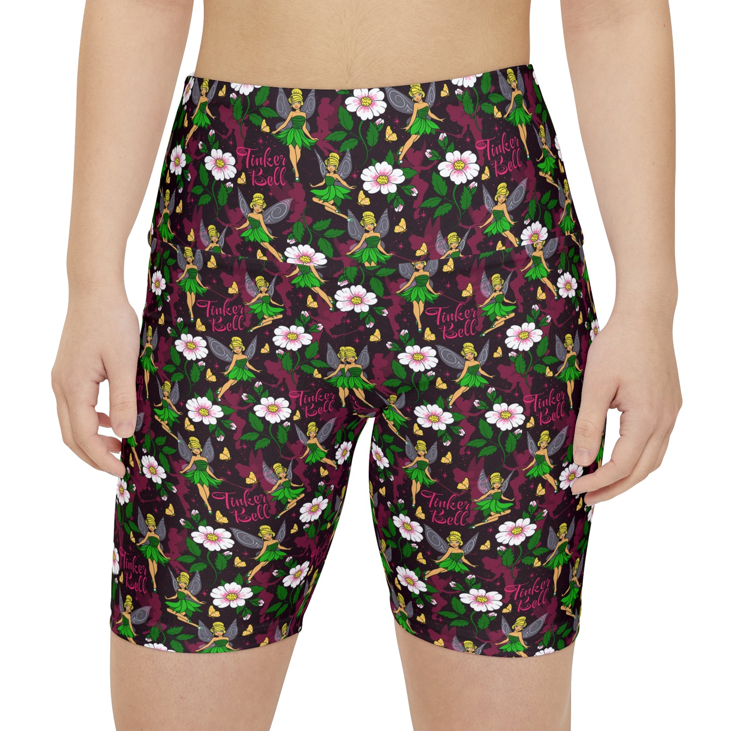 Tinker Bell Women's Athletic Workout Shorts