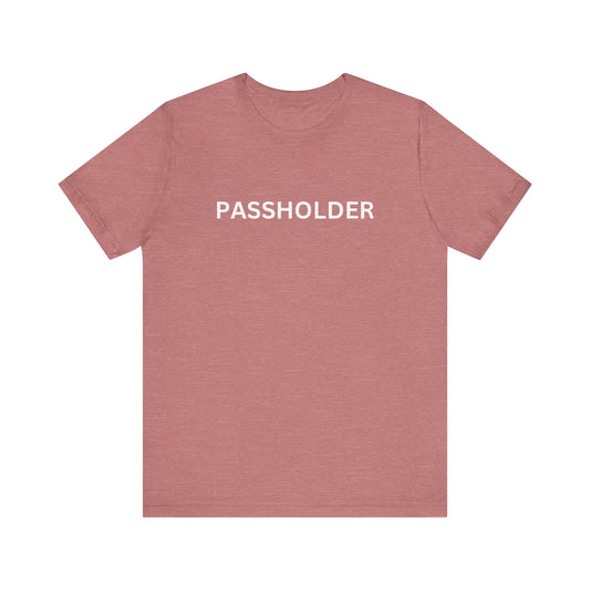 Passholder Unisex Jersey Short Sleeve Tee