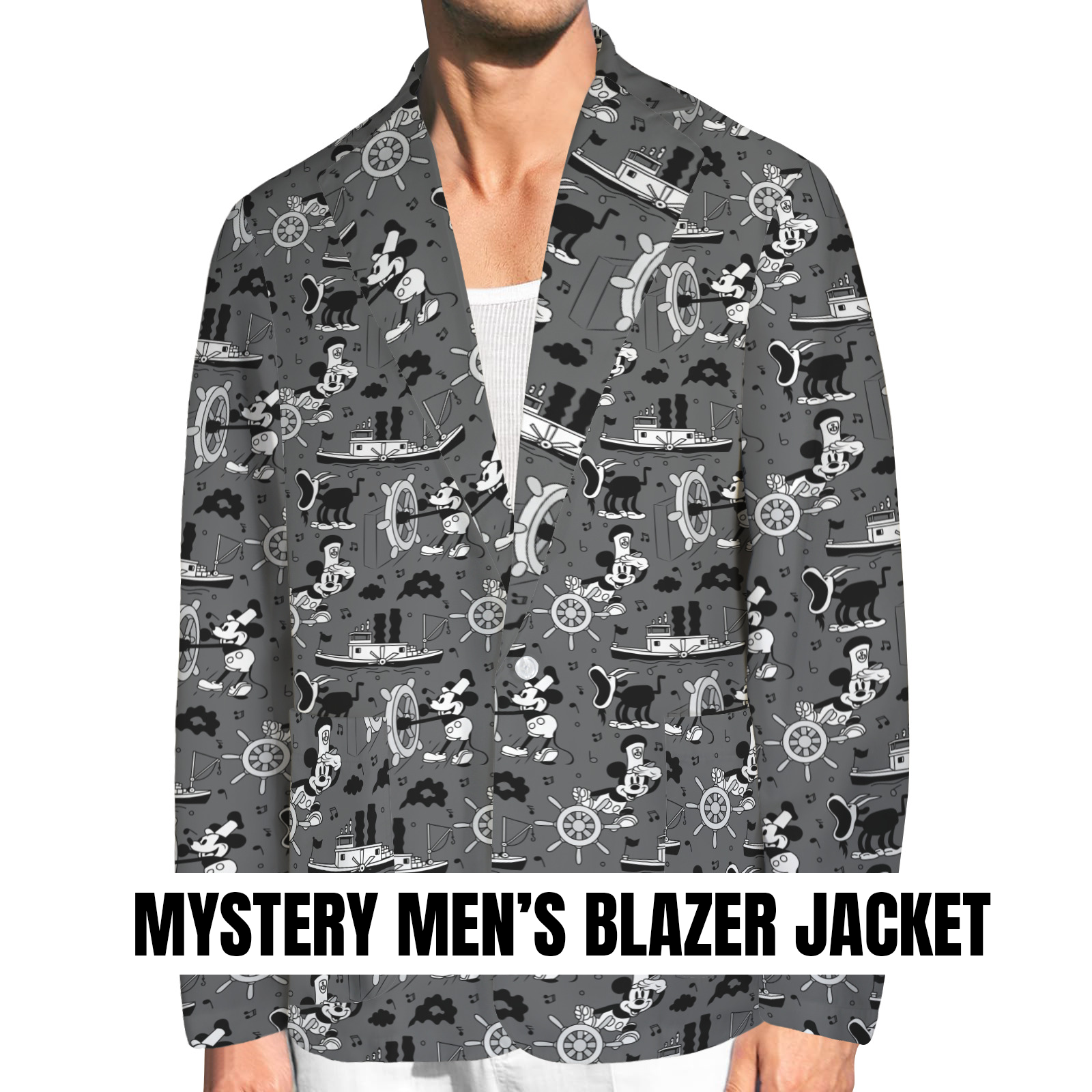 Mystery Men's Blazer Jacket - Ambrie