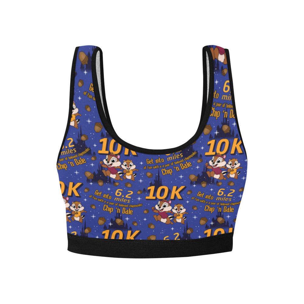 Chip And Dale 10K Women's Sports Bra