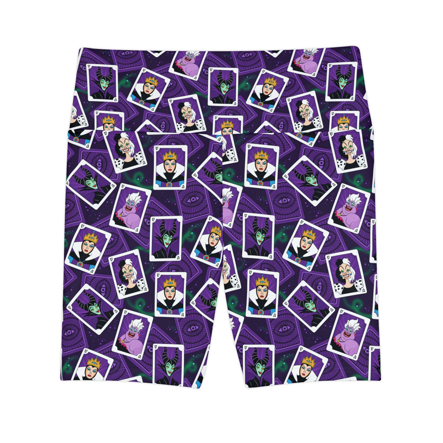 Villains Cards Women's Athletic Workout Shorts