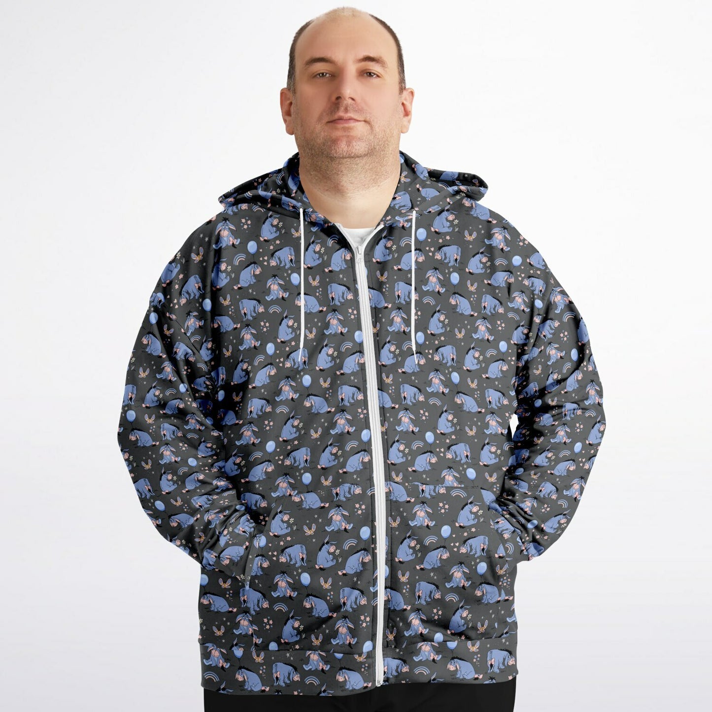 Thanks For Noticing Me Plus-size Unisex Zip Hoodie