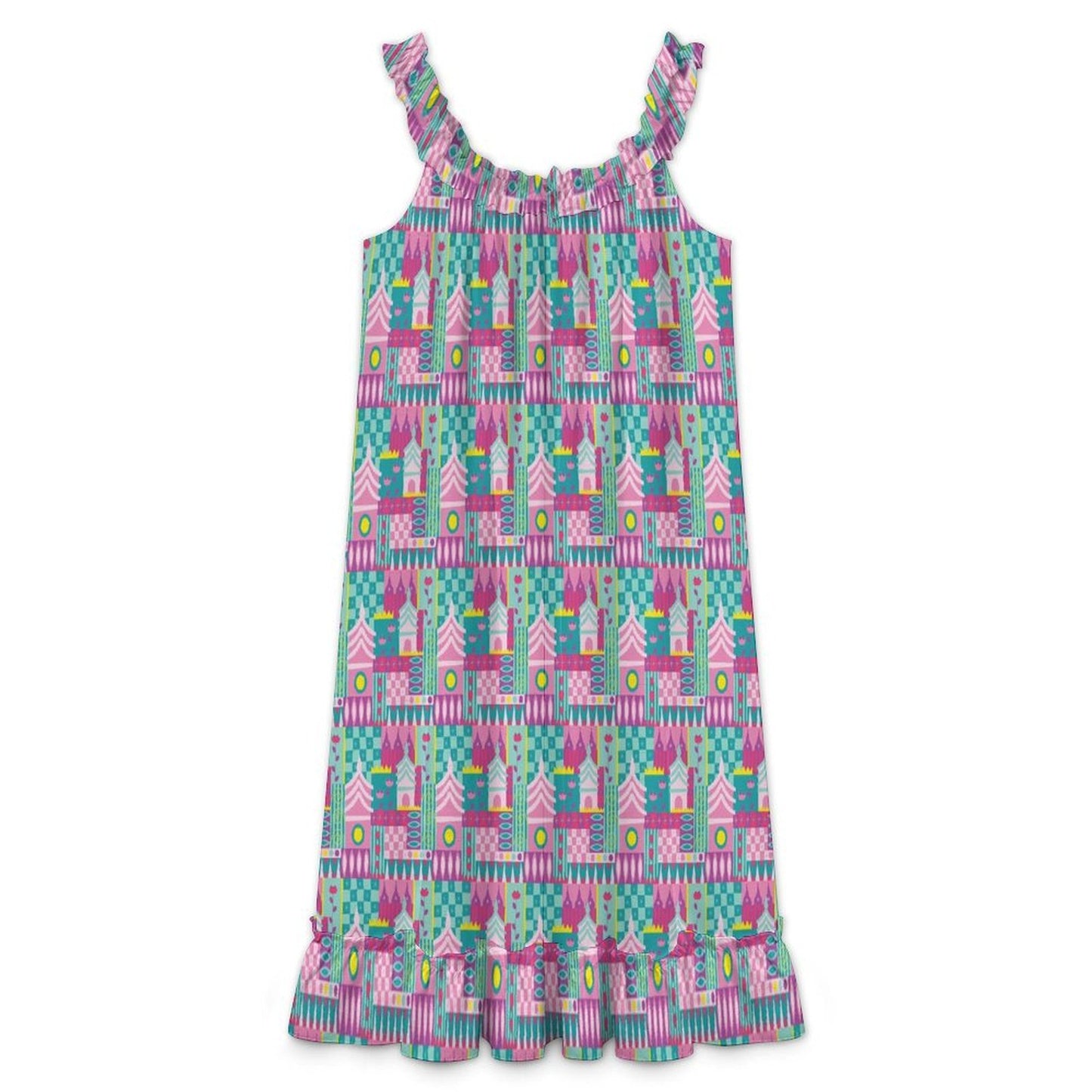 Women's Ruffled Strap Dress - Ambrie