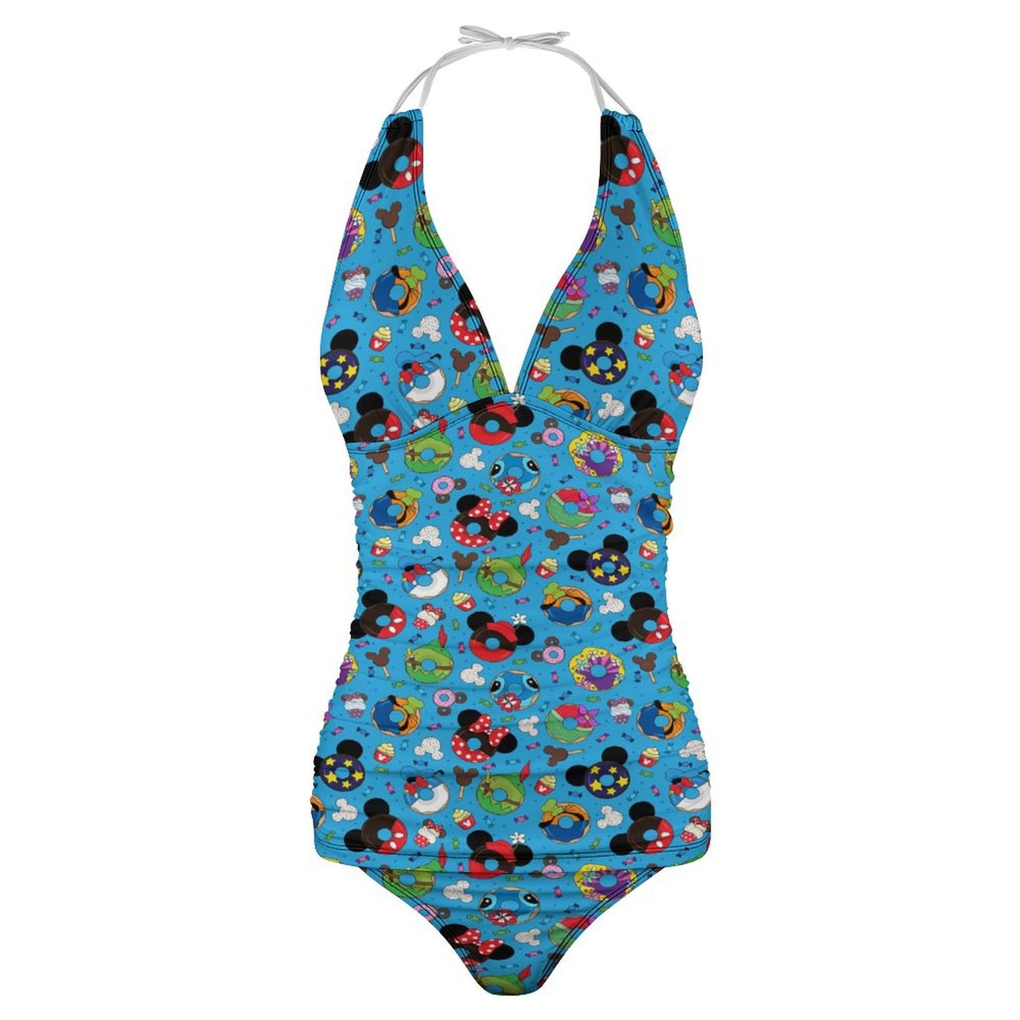 Character Donuts Women's Split Swimsuit