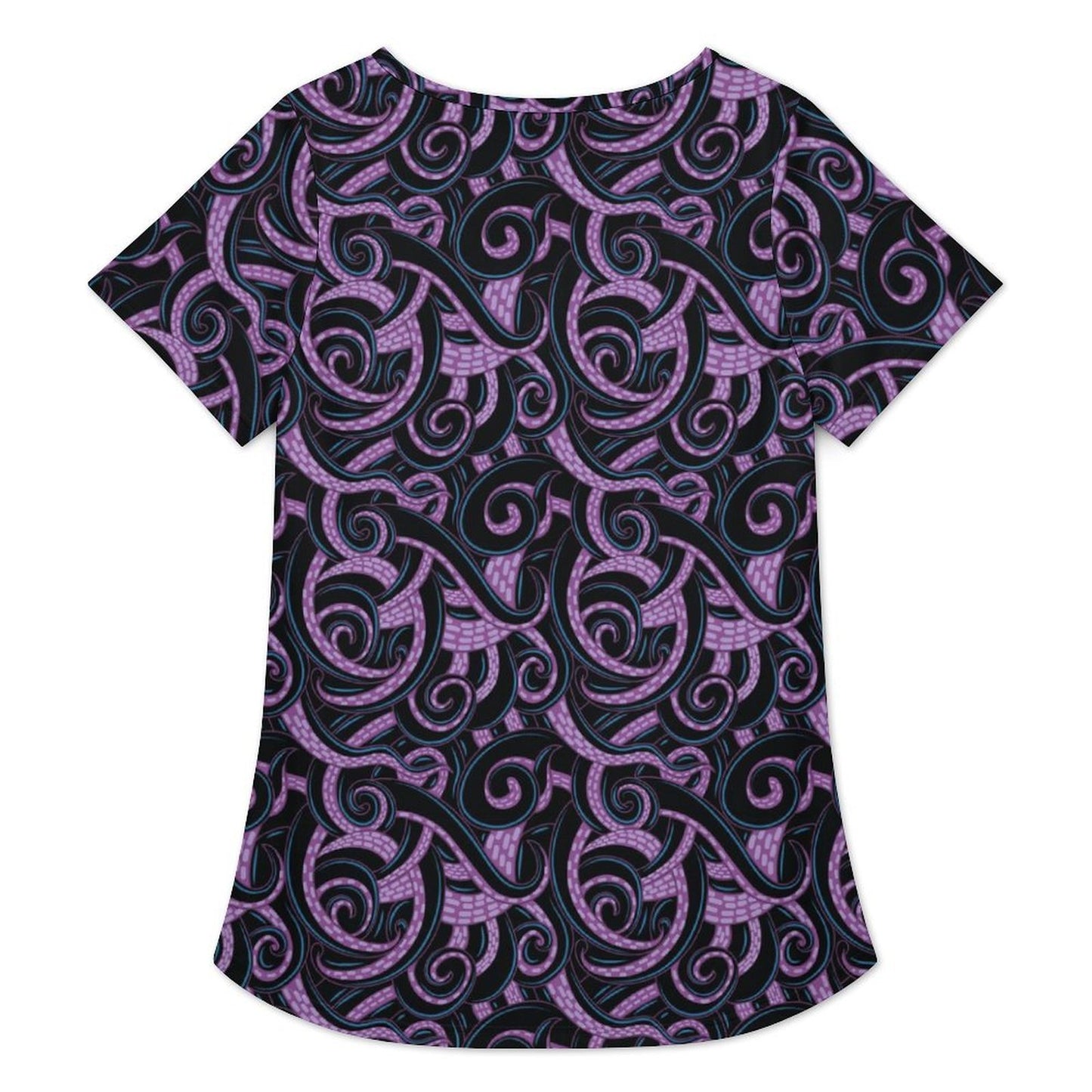 Ursula Tentacles Women's Crew Neck Tunic - Ambrie