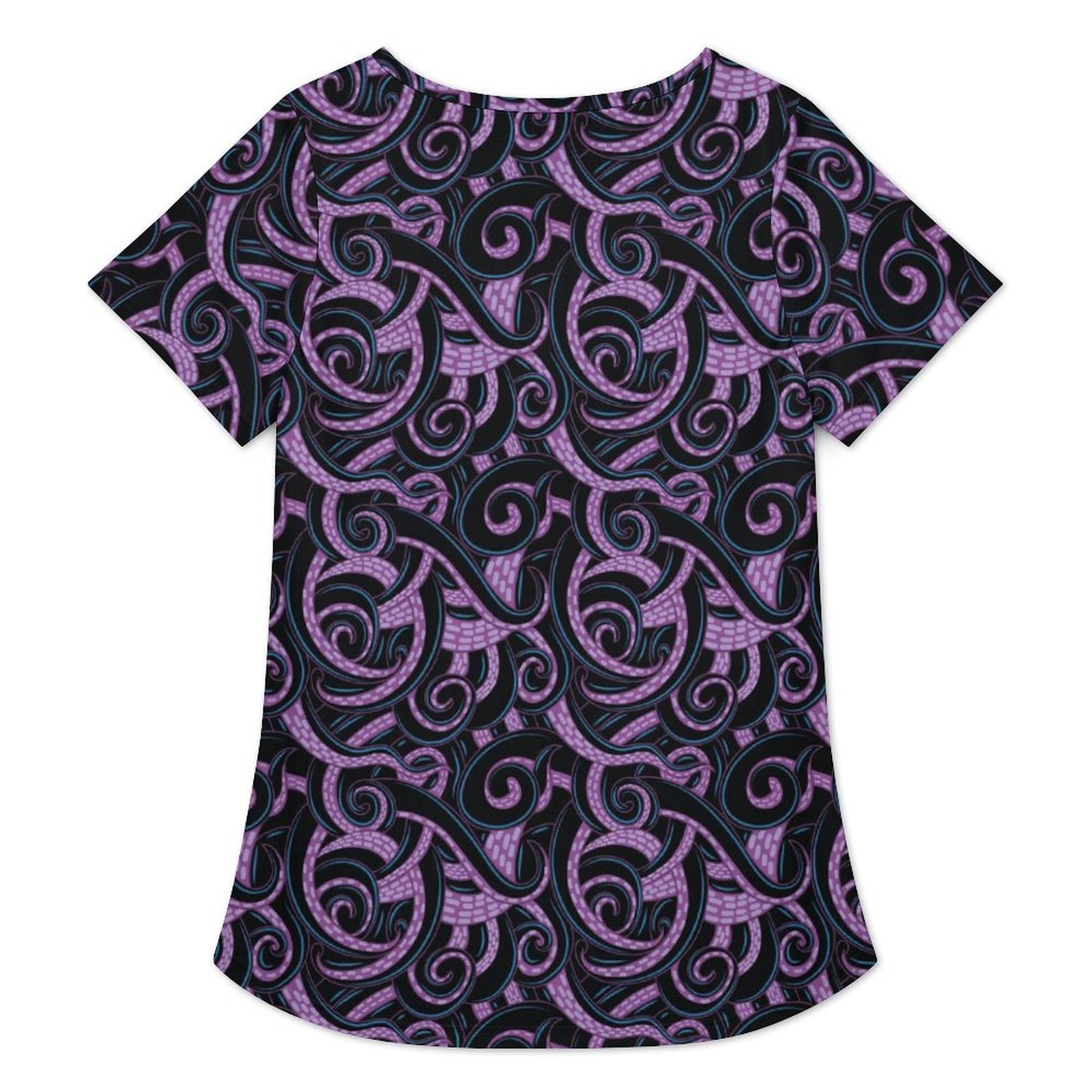 Ursula Tentacles Women's Crew Neck Tunic - Ambrie
