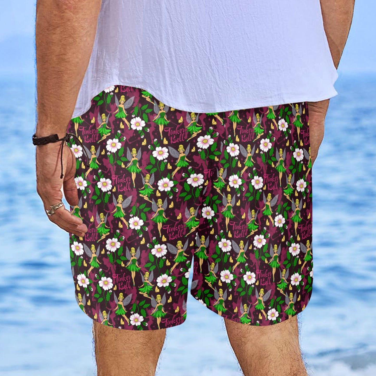 Tinker Bell Men's Swim Trunks Swimsuit