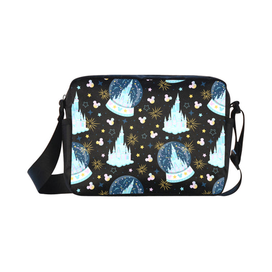 Castles And Snow Globes Classic Cross-body Nylon Bag