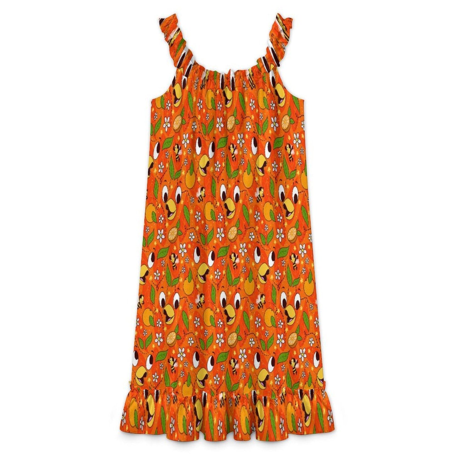 Women's Ruffled Strap Dress - Ambrie