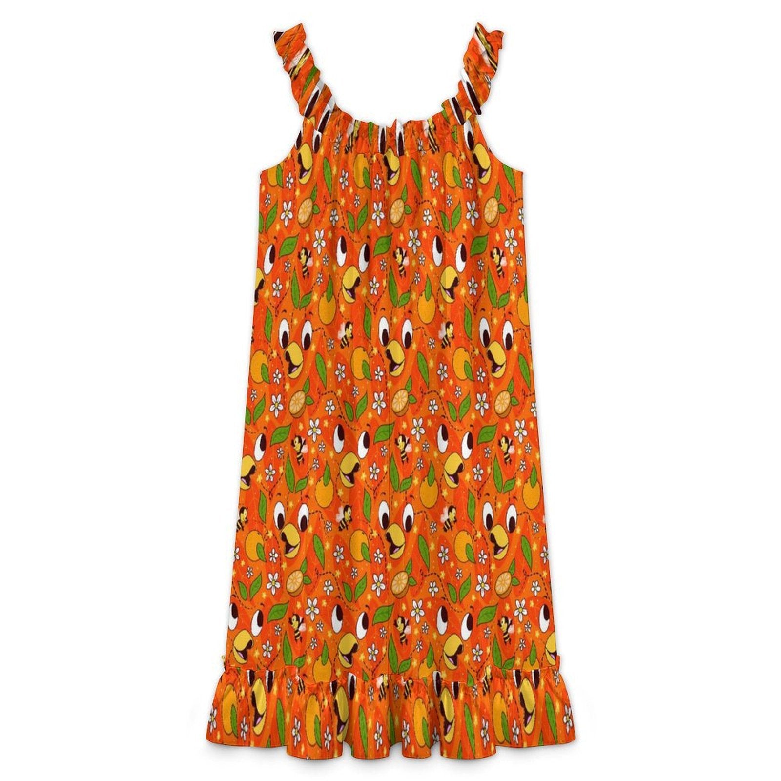Women's Ruffled Strap Dress - Ambrie