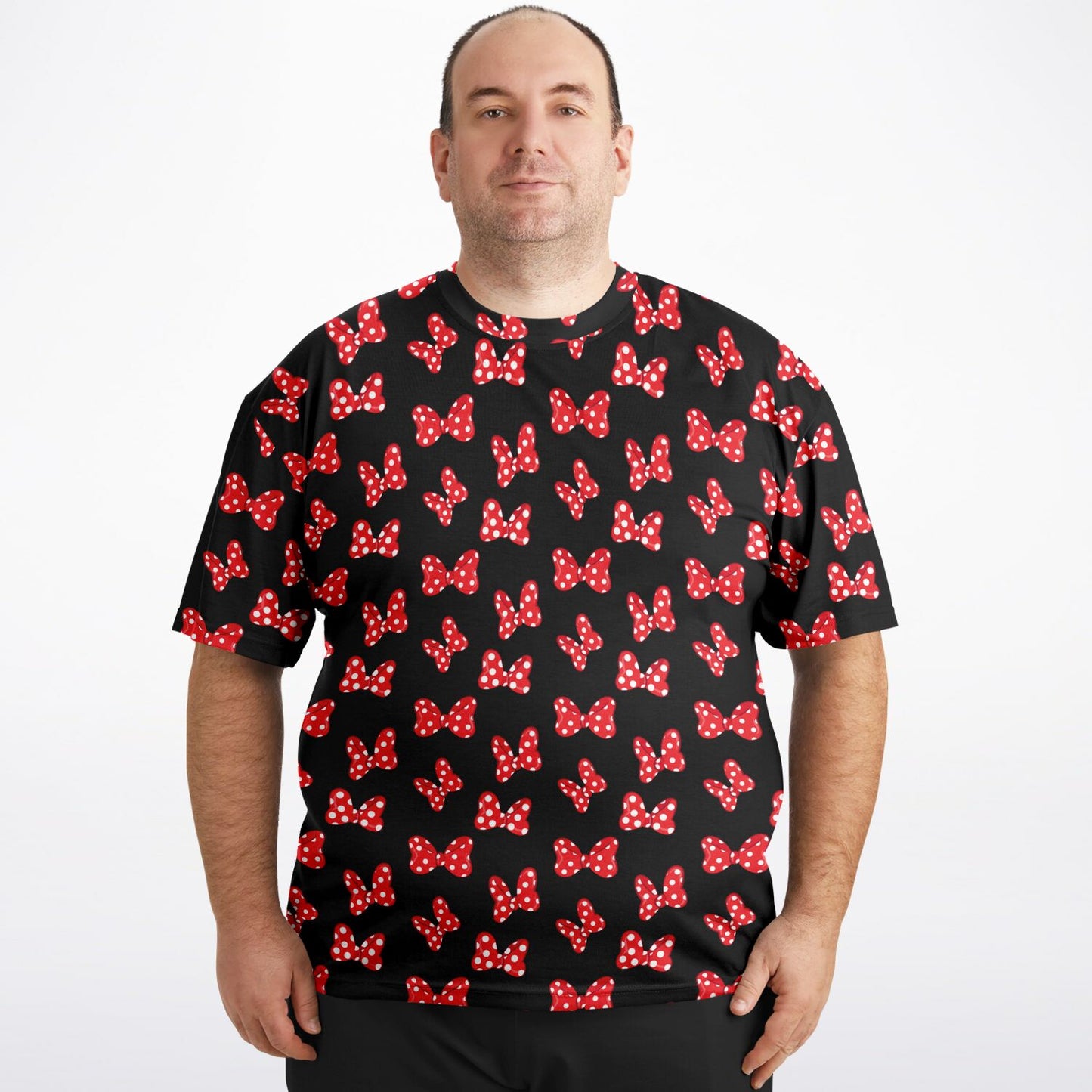 Polka Dot Bows Unisex Plus-size T-Shirt