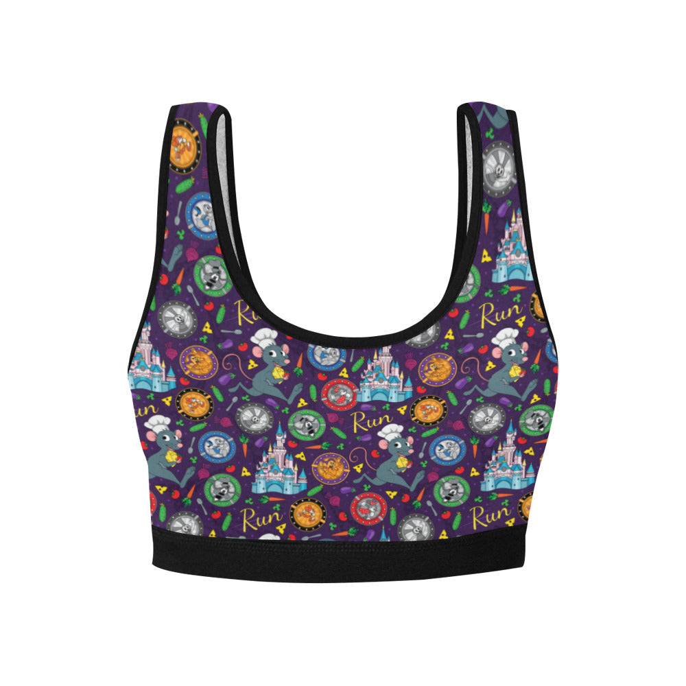 Ratatouille Wine And Dine Race Women's Sports Bra