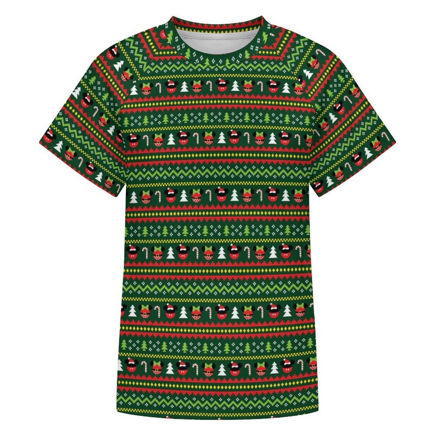 Women's All Over Print Raglan T-Shirt - Ambrie