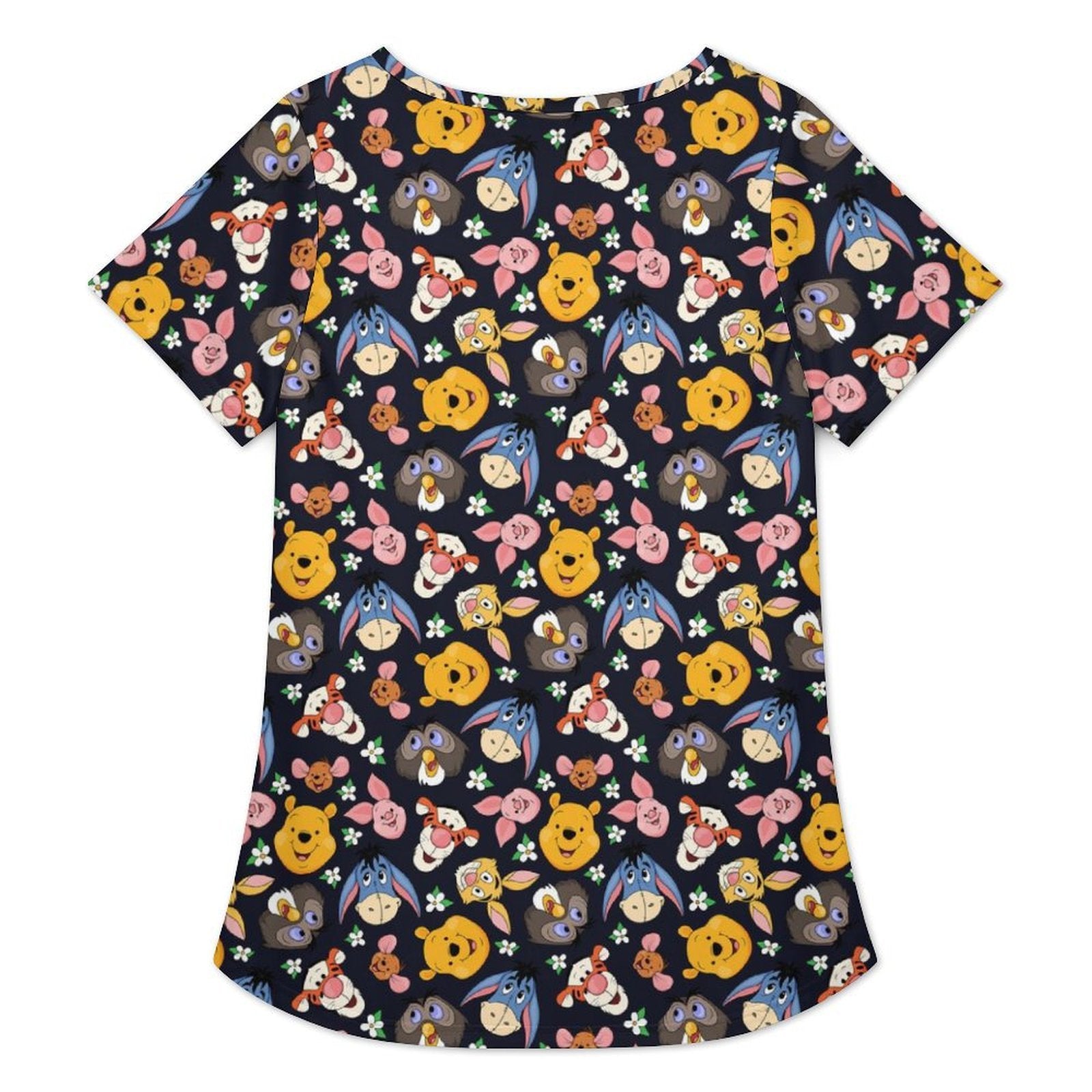 Hundred Acre Wood Friends Women's Crew Neck Tunic - Ambrie