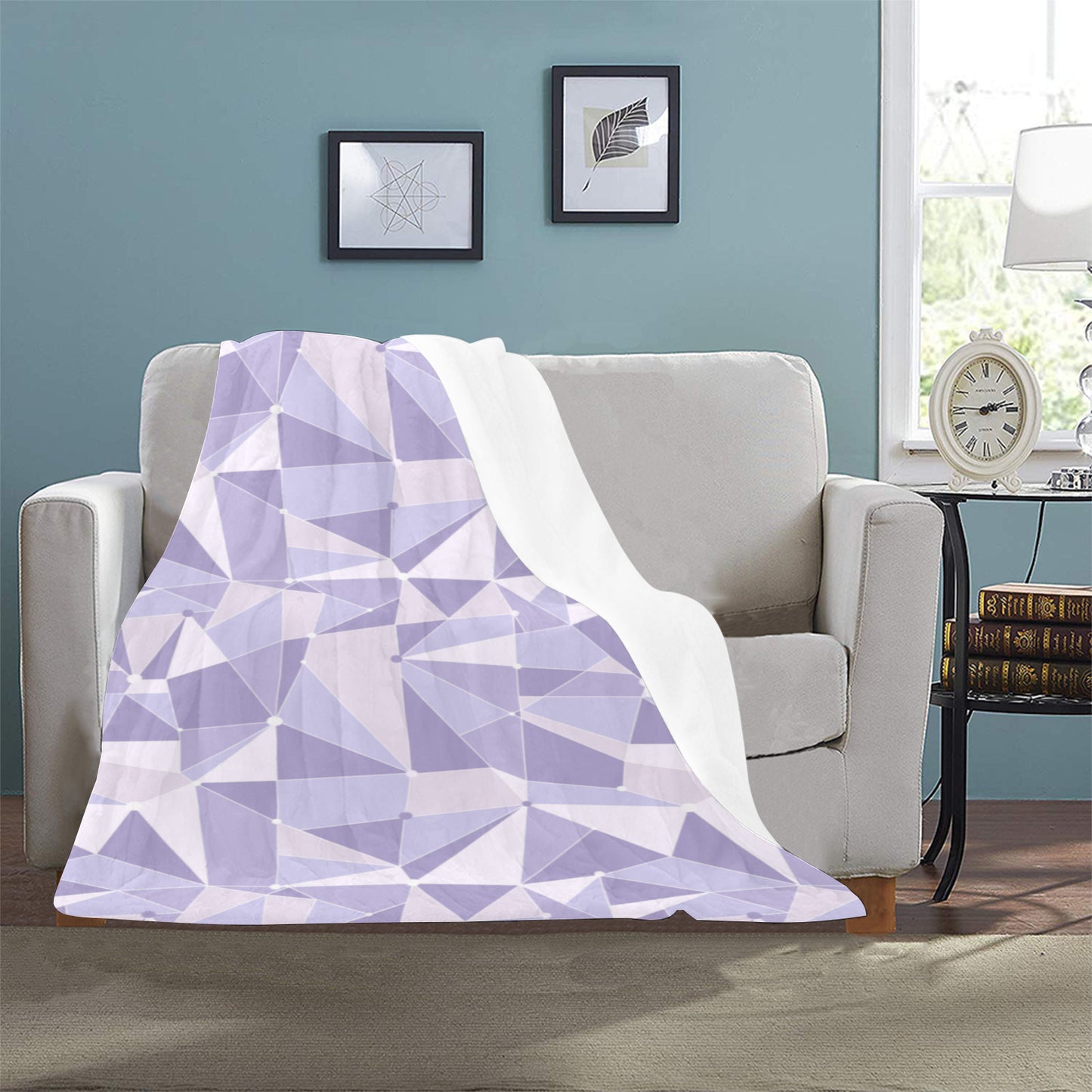 Purple Wall Ultra-Soft Micro Fleece Blanket 32"x48"