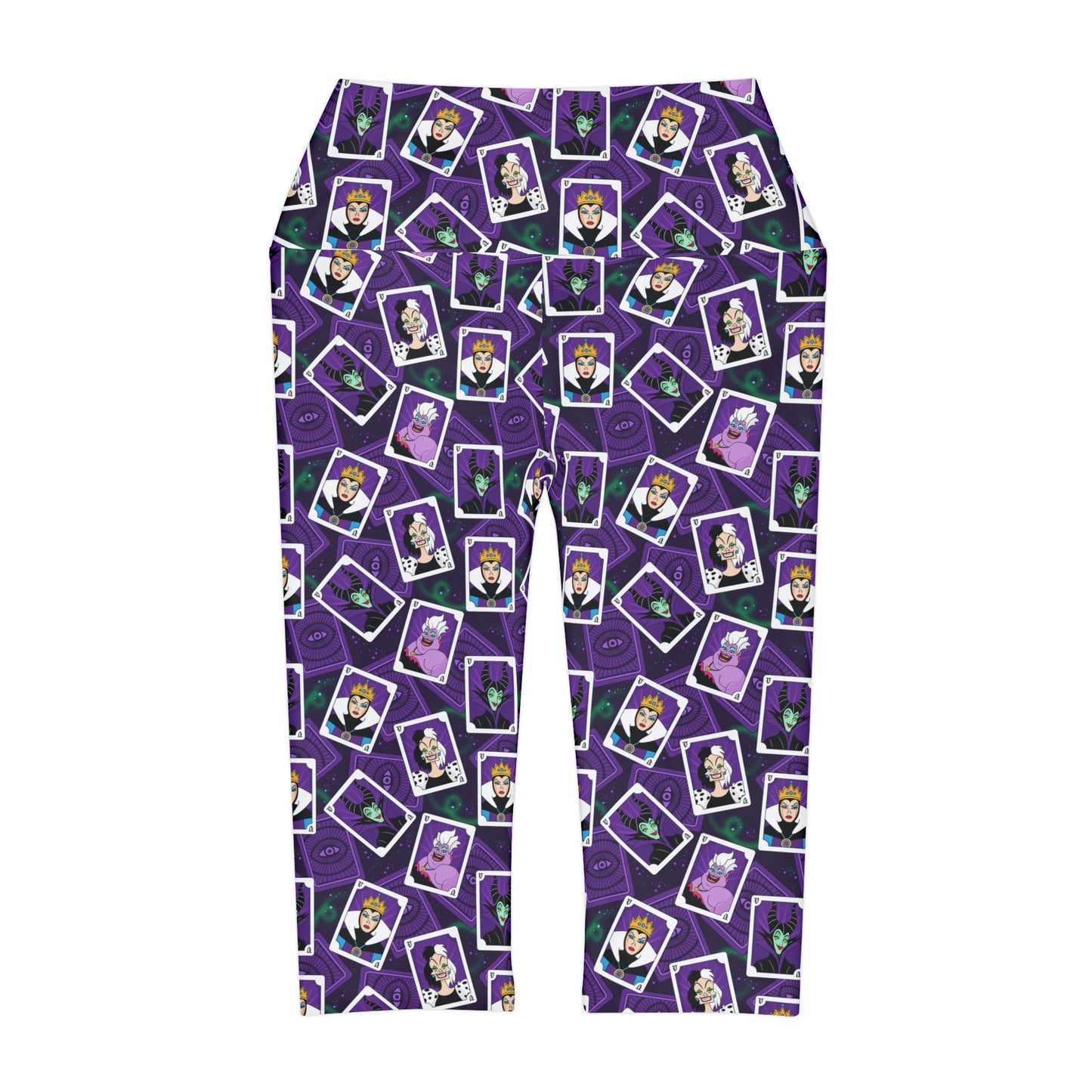 Villain Cards Athletic Capri Leggings