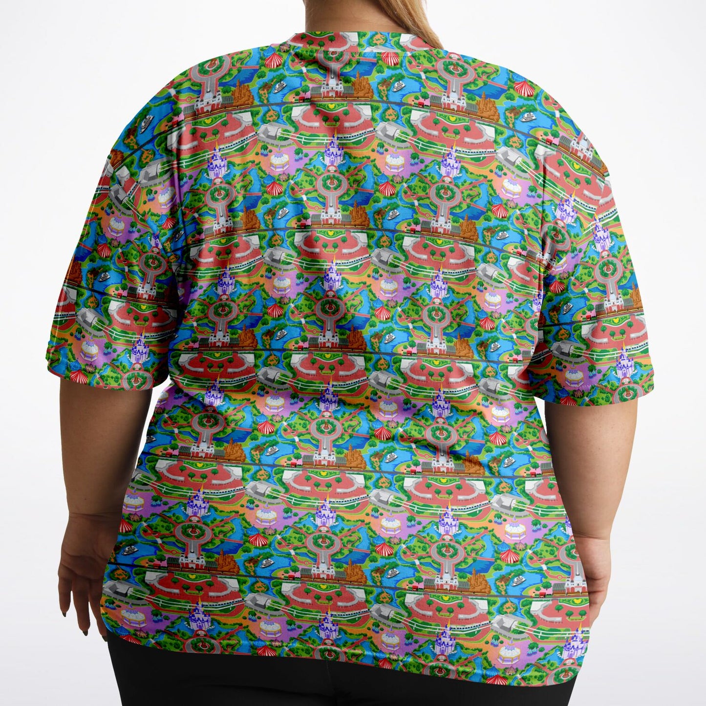 Park Map Unisex Plus-size T-Shirt