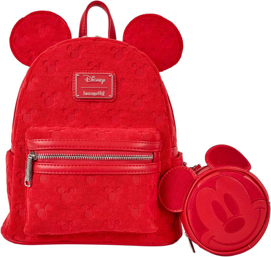 Loungefly Disney Mickey Ears Burnout Mini Backpack