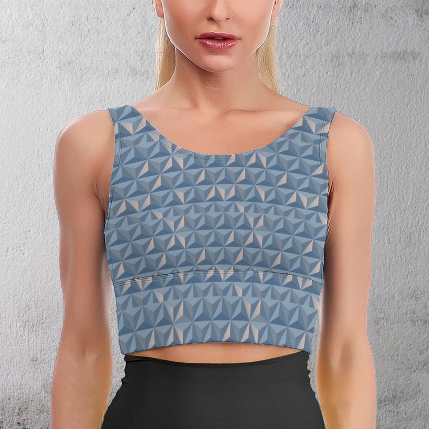 World Traveler Women's Crop Tank Top - Ambrie