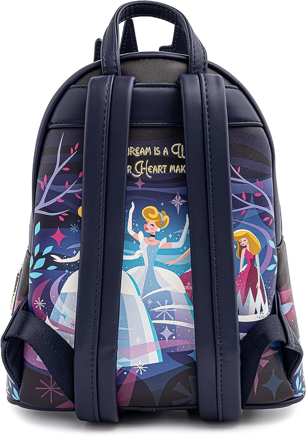 Loungefly Disney Cinderella Castle Series Womens Double Strap Shoulder Bag Purse