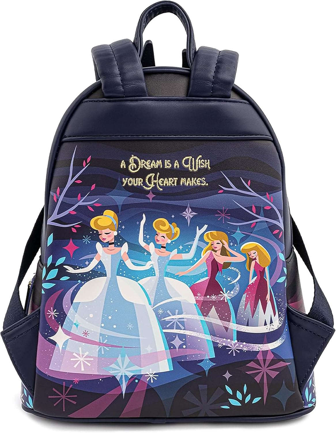 Loungefly Disney Cinderella Castle Series Womens Double Strap Shoulder Bag Purse