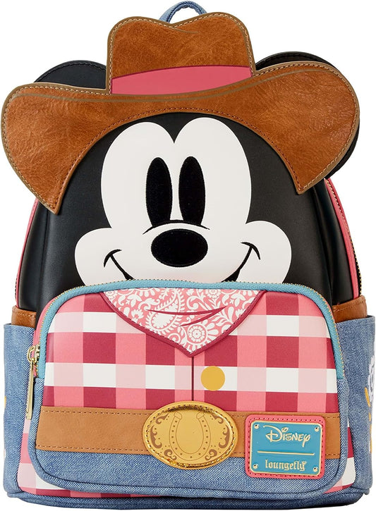 Loungefly Disney Western Mickey Mouse Mini Backpack | Mickey Mouse Bags & Backpacks Standard